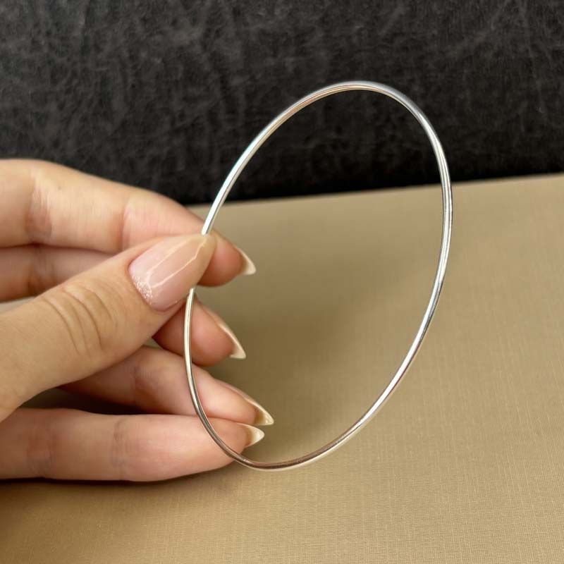 Bracelete Fio Redondo Folheado a Prata 925