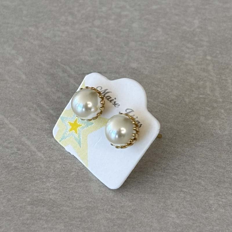 Brinco de Pérolas Folheado a Ouro 18k - Mimo