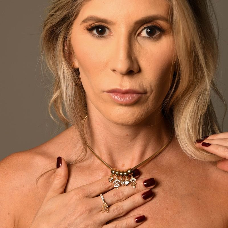 Colar Família Folheado a Ouro 18k - Monte do Seu Jeito