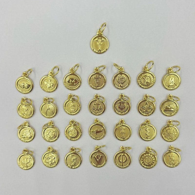 Pingente Profissão Para Pulseira Folheado a Ouro 18k - Escolha o Seu