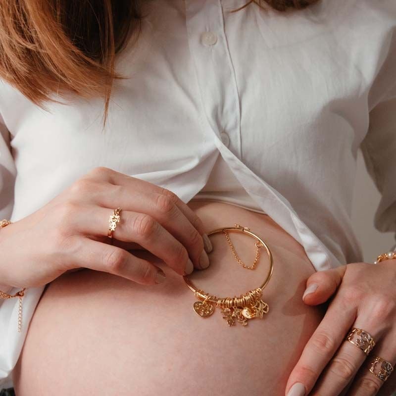 Pulseira Família Folheada a Ouro 18k - Monte do Seu Jeito